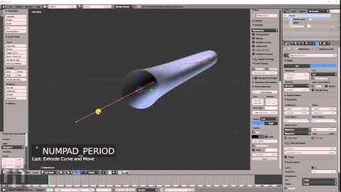 Blender Tutorial #010 Nurbs Curves and Surfaces