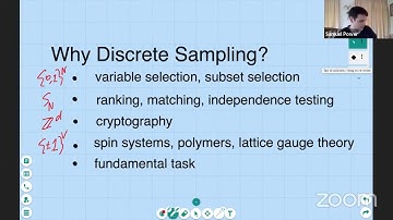 Sam Power, Cambridge - Accelerated Sampling on Discrete Spaces with Non-Reversible Markov Processes
