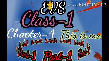 EVS Class-1 Chapter-4(Topic- This is me)Part-1 by Shreya Ojha