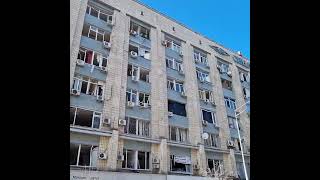 Последствия утреннего (16.03.22) "прилета" в жилой дом в Киеве. Кто за меня волновался - я в порядке