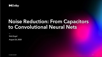 Noise Reduction: From Capacitors to Convolutional Neural Networks