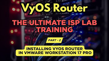 VyOS Router Multi-ISP installatie (deel 2/5) – VyOS installeren in VMware Workstation 17 Pro