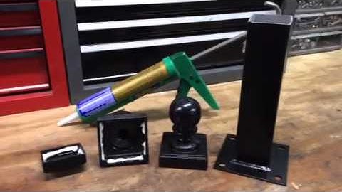 Installing Iron and Aluminum Post Caps