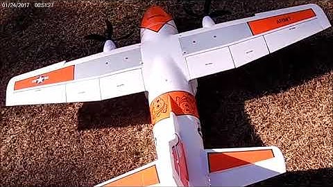 E flite EC 1500 Differential thrust overview