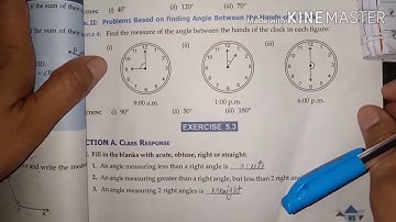 Class 6 ( ch 5 Understanding Elementary Shapes)Ex.5.3 & 5.4