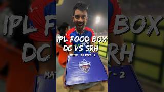 FOOD at World Record Breaking SRH Batting Vs DC!! 🏏🍔🏆 (1/2)