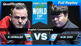 Qualification  Robinson MORALES vs Myung Woo CHO (Sharm El Shikh World Cup 2022)