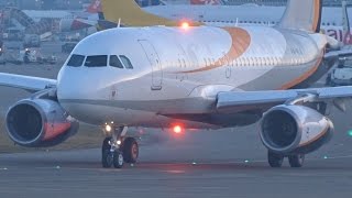 [FullHD] Private Airbus A319CJ takeoff at Geneva/GVA/LSGG