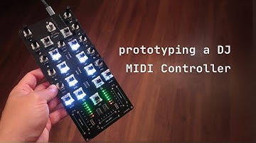How I Built This DJ MIDI Controller – Traktorino 2.0 Prototype