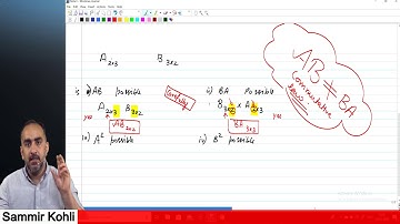 MATRICES for class 12 LEC 3
