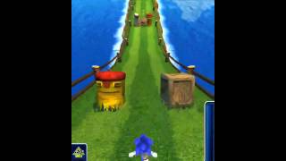 [Sonic Dash] Sonic makes Daily Challenge in one run... almost.