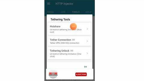 How To Hotspot Someone Using Http Injectors