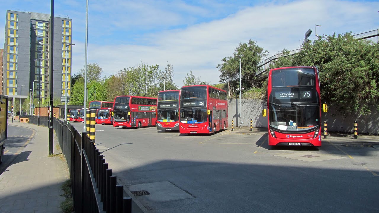 London Buses In Lewisham, South London.