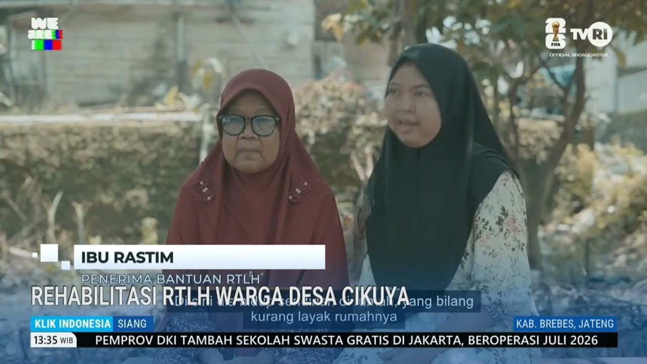 TMMD KE-127 KODIM 0713/BREBES REHABILITASI RTLH WARGA DESA CIKUYA