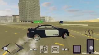 tuning police car drift обзор игры андроид game rewiew android. screenshot 1
