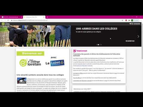 Créer un compte parent EDUCONNECT