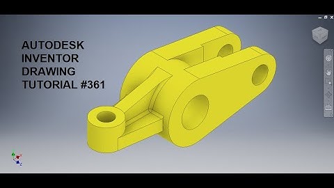 Autodesk Inventor Drawing Tutorial #361 || Inventor Drawing Tutorial for Beginners || Cad Basics 3d