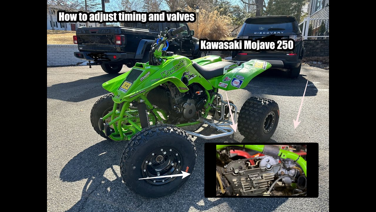 HOW TO Adjust Valves & Timing - Kawasaki Mojave 250 - YouTube