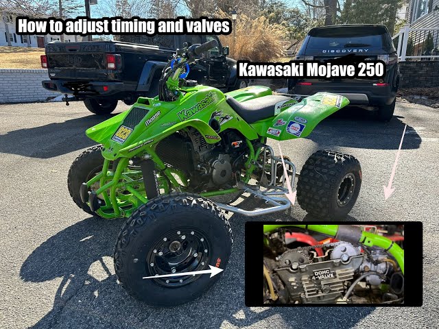 HOW TO Adjust Valves & Timing - Kawasaki Mojave 250 - YouTube