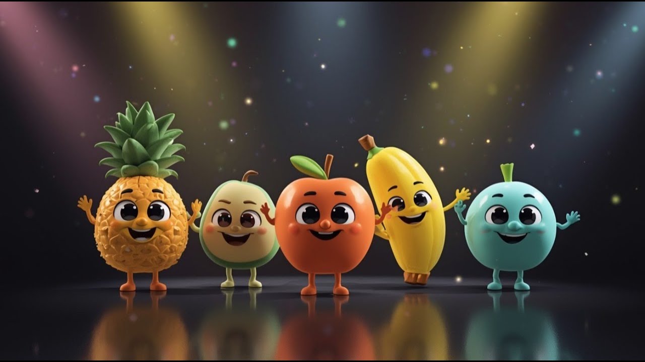 Fall Harvest Dance Party – Cute Animated Veggies & Fruits for Babies