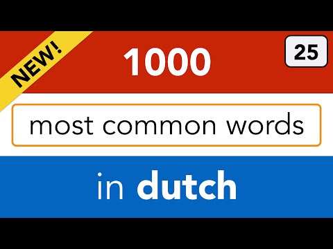 Lesson 25 - Dutch adjectives (bijvoeglijke naamwoorden) / adverbs (bijwoorden)