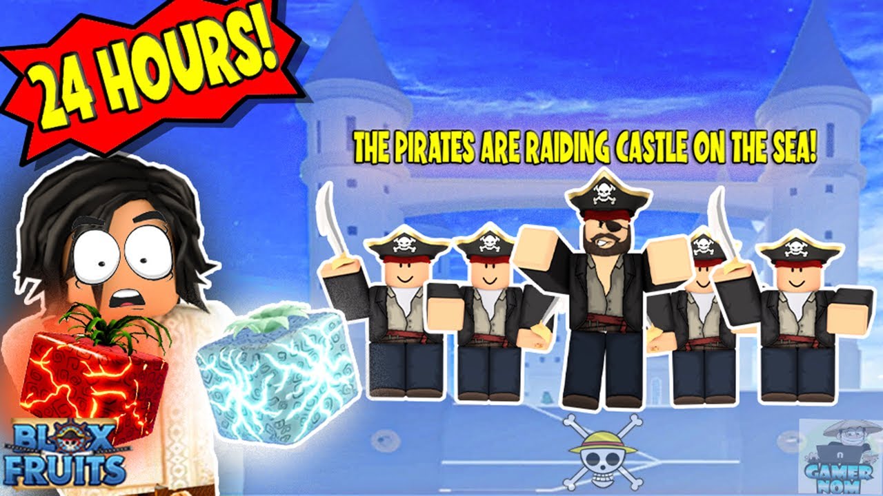 24-Hour Pirate Raid Using Random Bloxfruits