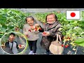 🍓 LLEVE a mi SUEGRA al COMELOTODO de FRESAS por 1 Era  vez  (Agricultura en Japón )