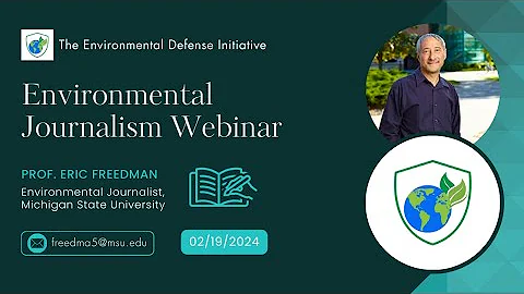 A Deep Dive into Environmental Journalism with Eric Freedman