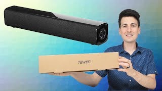 TEWELL Mini Sound Bar Portable Bluetooth Speaker Review | Digital David