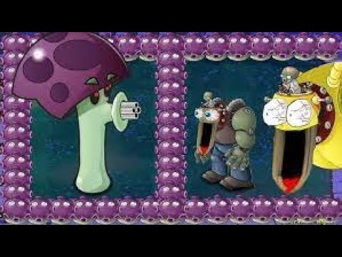 PVZ HACK PLANTS VS ZOMBIES | MINIGAME || SCAREDY SHROOM GLOOM SHROOM VS ...