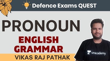 Pronoun (Part 1) | English for CDS/NDA 2020 | Vikas Raj Pathak