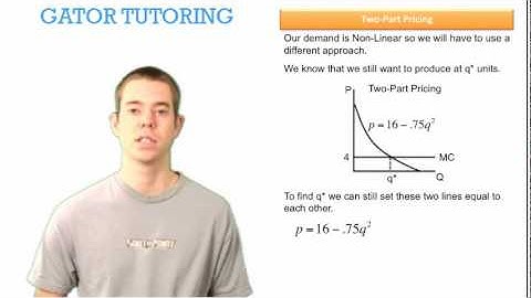 Managerial Economics, ECP3703 Two Part Pricing 13.11 & 13.12