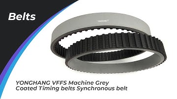 YONGHANGBELT VFFS Machine Grey Coated Timing belts Synchronous belt