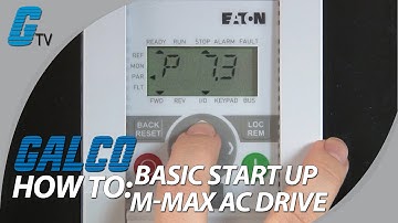 Eaton Cutler-Hammer M-Max AC Drive Basic Start-Up