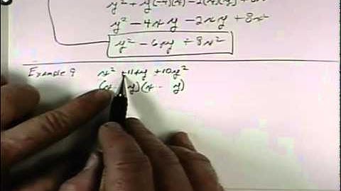 6.2.9 Factor a Trinomial - Factoring a Trinomial in Two Variables