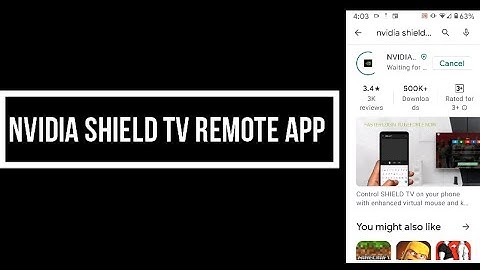 Nvidia Shield TV Remote app