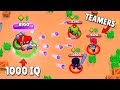 1000 IQ PRO vs -10 IQ TEAMERS! (Brawl Stars Fails & Epic Wins! #4)