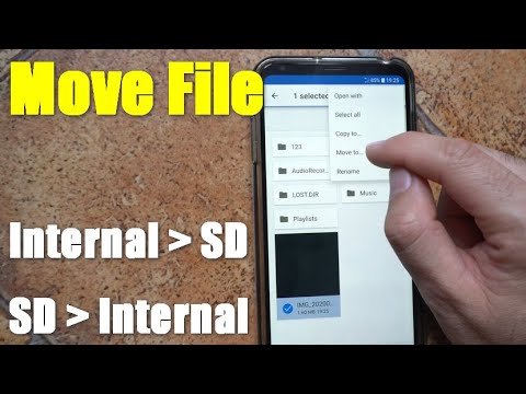 How To Move File From Internal Storage To Sd Card Android 2 File Manager Apps Youtube