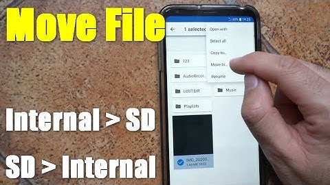How to move file from Internal Storage to SD card? (Android, 2 File Manager apps)