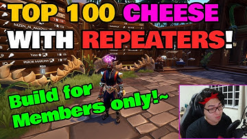 Top 100 Repeater Cheese Showcase - Malkarion Trial - Build in Members Only