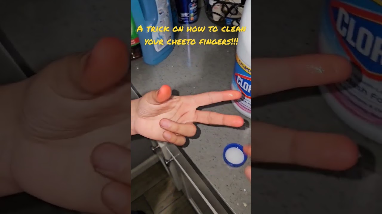 Chester Cheetah on X: How do you clean your Cheetos fingers? http