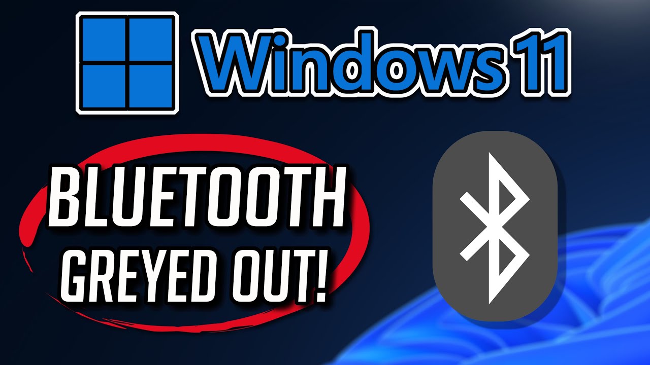 Bluetooth Is Grayed Out on Windows 11/10 [Solution] YouTube