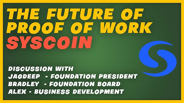 SYSCoin AMA - The Future of Proof of Work