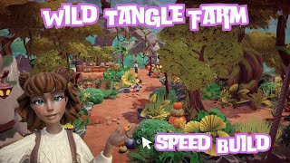 Cozy Farm in the Wild Tangle, Disney Dreamlight Valley  Speed Build