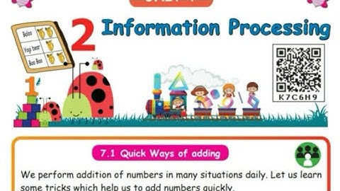 3rd std Maths - Term 3 - Unit 7 - Information processing
