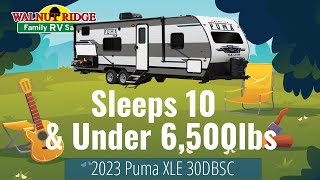 2023 Puma XLE 30DBSC: Spacious Family RV Sleeps 10 Under 6,500lbs | Ultimate Camping Adventure! by A Great Adventure 100 views 6 months ago 7 minutes, 5 seconds