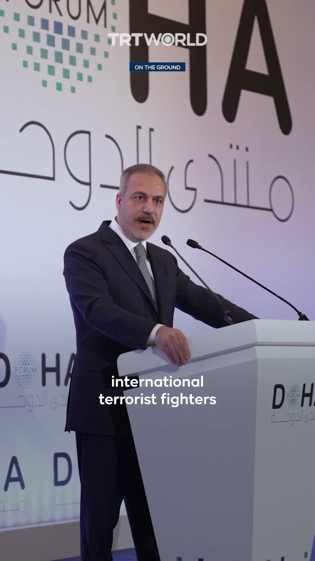 Turkish FM Hakan Fidan comments on PKK-linked SDF group in Syria
