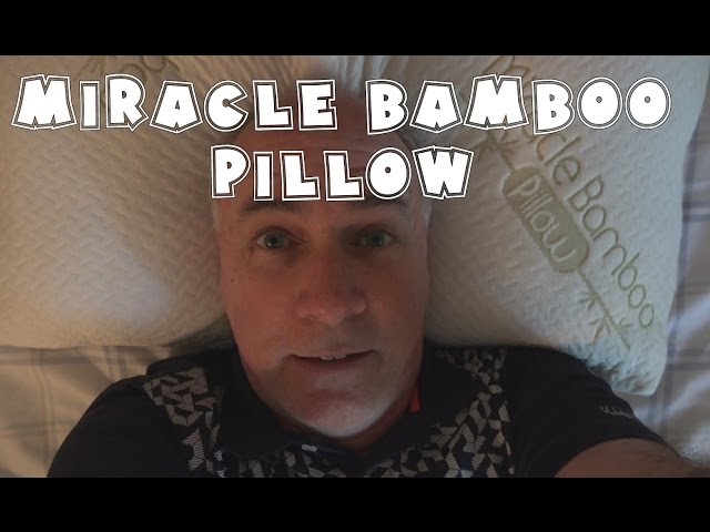 Miracle Bamboo Pillow Review- As Seen On TV 