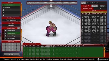 Fire Pro Wrestling World: Move Craft DLC Tutorial Part 2: Editing Animation Data