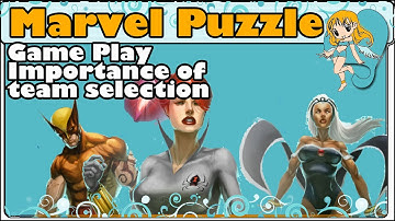 Marvel Puzzle Quest - [LETS PLAY] - Importance of Team Selection